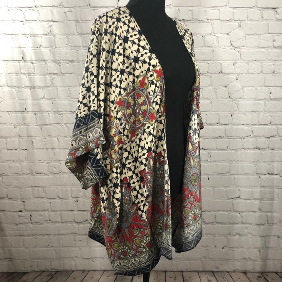 Super Soft Open Front Kimono - Picture 2 of 7